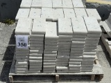LOT CONSISTING OF SHELL STONE TILES WITH GLASS