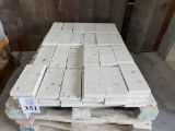 LOT CONSISTING OF SHELL STONE TILES WITH GLASS