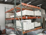 SECTIONS OF HEAVY DUTY TEAR DROP PALLET RACKING