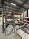SECTIONS OF HEAVY DUTY TEAR DROP PALLET RACKING