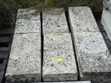 LOT CONSISTING OF ASSORTED SIZE SHELL STONE TILES