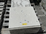 LOT CONSISTING OF ASSORTED SIZE SHELL STONE TILES