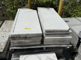 LOT CONSISTING OF ASSORTED SIZE SHELL STONE TILES