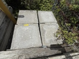 LOT CONSISTING OF ASSORTED SIZE SHELL STONE TILES
