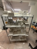 METRO RACK WITH CONTENTS