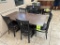 BREAKROOM TABLE WITH (5) CHAIRS