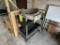 METAL UTILITY CART WITH VARIOUS STRAPS