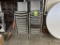 METAL FRAME STACKING CHAIRS