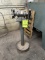 BENCH GRINDER ON PEDESTAL