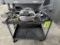 METAL CART WITH CONTENTS