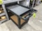 PLASTIC UTILITY CART ON CASTERS