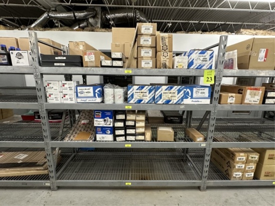 CONTENTS OF (8) SHELVING UNITS