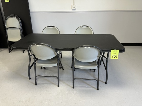 LIFETIME 6' PLASTIC FOLDING TABLE