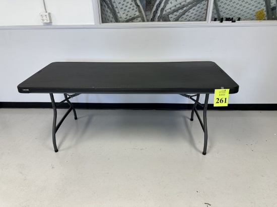 LIFETIME 6' PLASTIC FOLDING TABLE