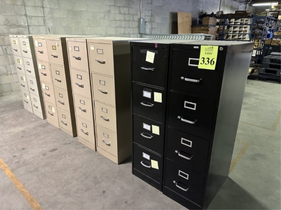 4-DRAWER METAL FILING CABINETS