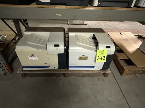 HEWLETT PACKARD COLOR LASERJET CP3525-DN PRINTERS