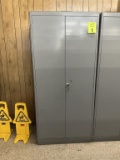 2-DOOR METAL STORAGE CABINET