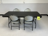 LIFETIME 6' PLASTIC FOLDING TABLE
