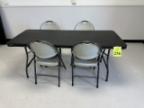 LIFETIME 6' PLASTIC FOLDING TABLE