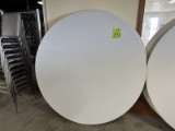 6' PLASTIC ROUND FOLDING TABLE