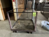 METAL FORKLIFT SAFETY PLATFORM