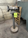 BENCH GRINDER ON PEDESTAL
