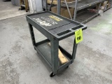 PLASTIC UTILITY CART ON CASTERS