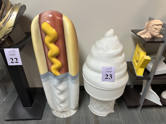 HOT DOG AND ICE CREAM CONE 3D PRINTS