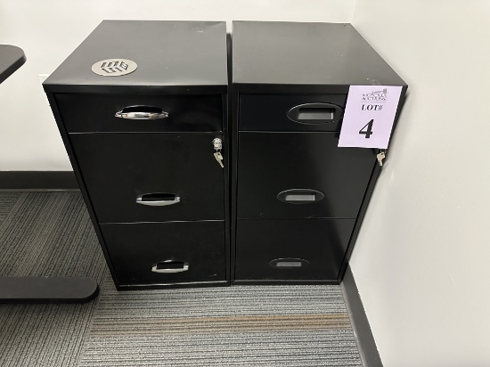 3-DRAWER METAL FILE CABINETS