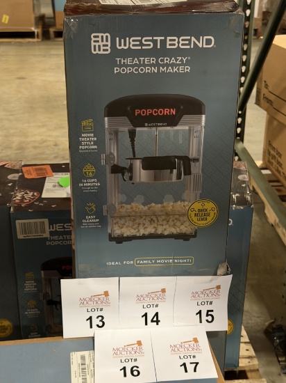 WESTBEND THEATER CRAZY POPCORN MAKER