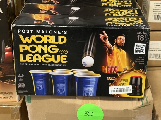 POST MALONE'S WORLD PONG LEAGUE GAME SET