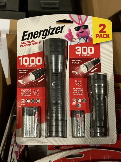 ENERGIZER TACTICAL FLASHLIGHTS 1000 LUMENS (NEW)