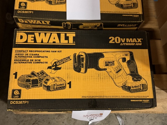 DEWALT DCS387P1 COMPACT RECIPROCATING SAW LIT
