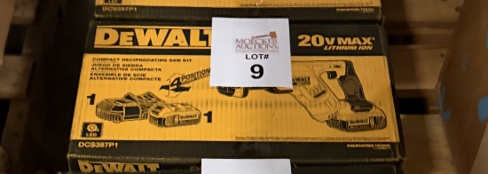 DEWALT DCS387P1 COMPACT RECIPROCATING SAW LIT