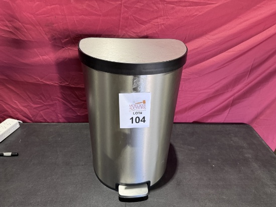KOHLER STAINLESS STEEL SOFT CLOSE GARBAGE CAN