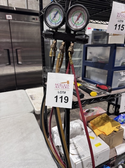 CPS PRO-SET WORKINGMAN ANALOG MANIFOLD GAUGE SET