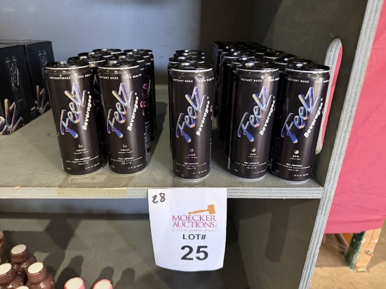 LOT CONSISTING OF (28) ASSORTED FEELZ BEVERAGES