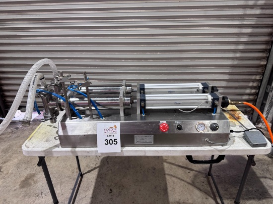 PNEUMATIC HORIZONTAL FILLING MACHINE MODEL 1000ML.