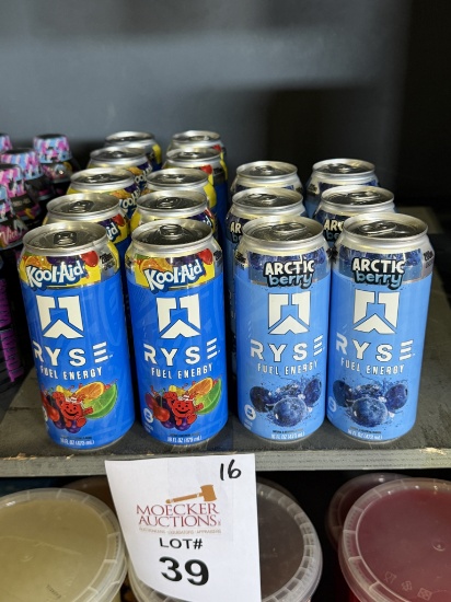 LOT CONSISTING OF (16) RYSE ENERGY DRINKS
