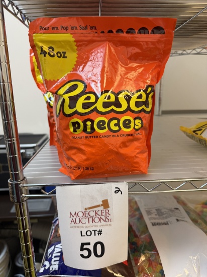 Bags Of Reese'S Pieces Peanut Butter Candy