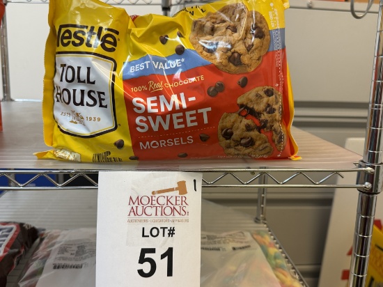 BAG OF NESTLE TOLL HOUSE SEMI-SWEET MORSELS
