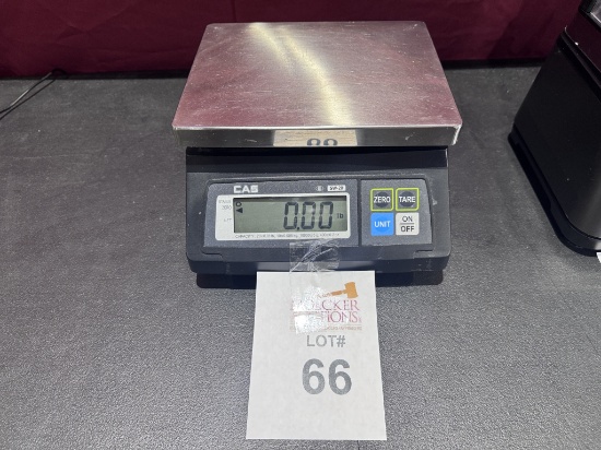 CAS SW-20 FOOD SCALE DUAL DIGITAL READOUT