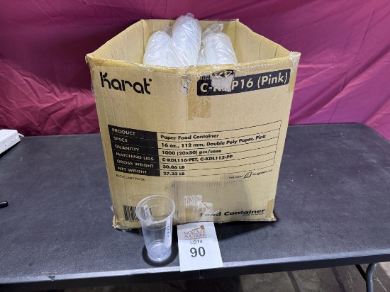 LOT CONSISTING OF HOJALICIOS PP PLASTIC CUPS Y700Y