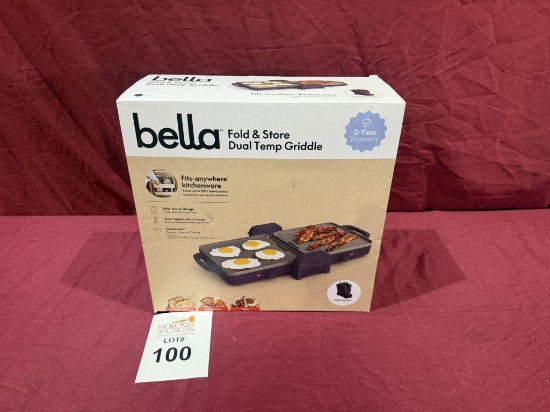 BELLA FOLD & STORE DUAL TEMP GRIDDLE (NEW)