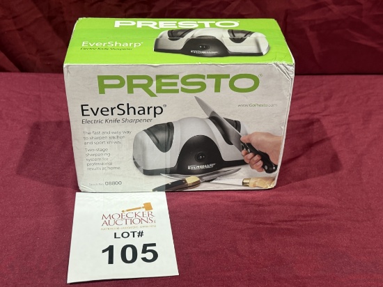 PRESTO EVERSHARP ELECTRIC KNIFE SHARPENER (NEW)