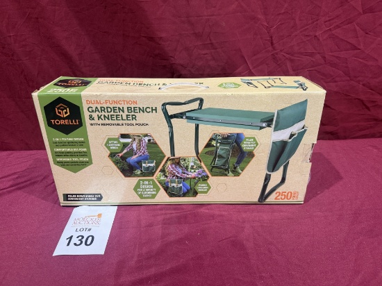 TORELLI 2-IN-1 GARDEN BENCH & KNEELER (NEW)