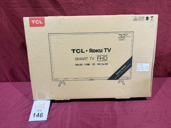 TLC 32" SMART TV FHD MODEL: 32S327 (NEW)