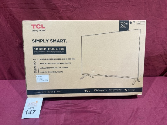 TLC 32" 3-SERIES SMART TV (NEW)