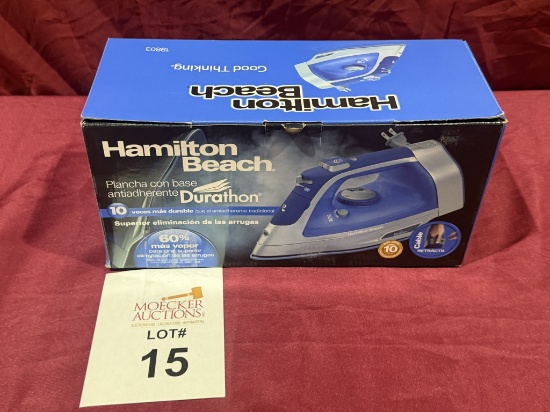 HAMILTON BEACH DURATHON IRON (NEW)