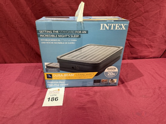 INTEX DURA-BEAM STANDARD HIGH-RISE QUEEN MATTRESS (NEW)